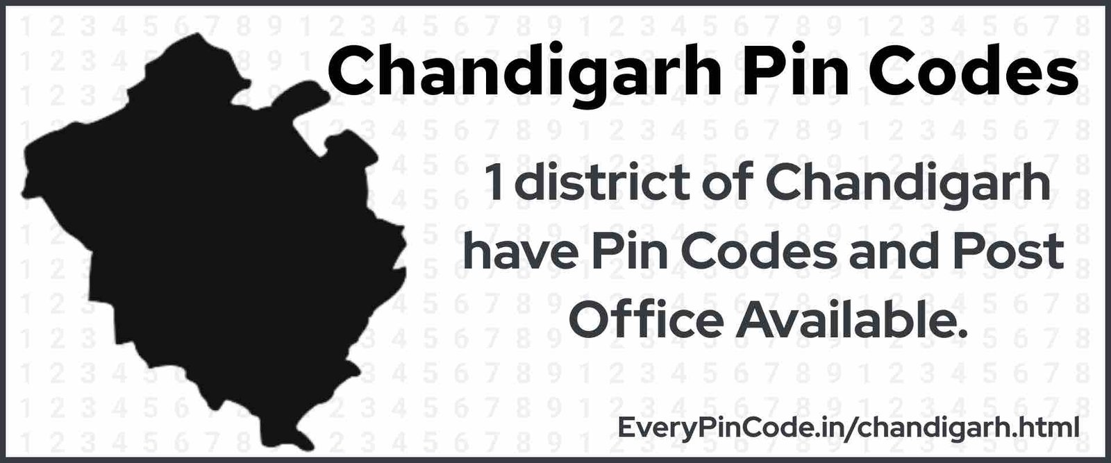 Pin Code List for Chandigarh | Post Office List for Chandigarh