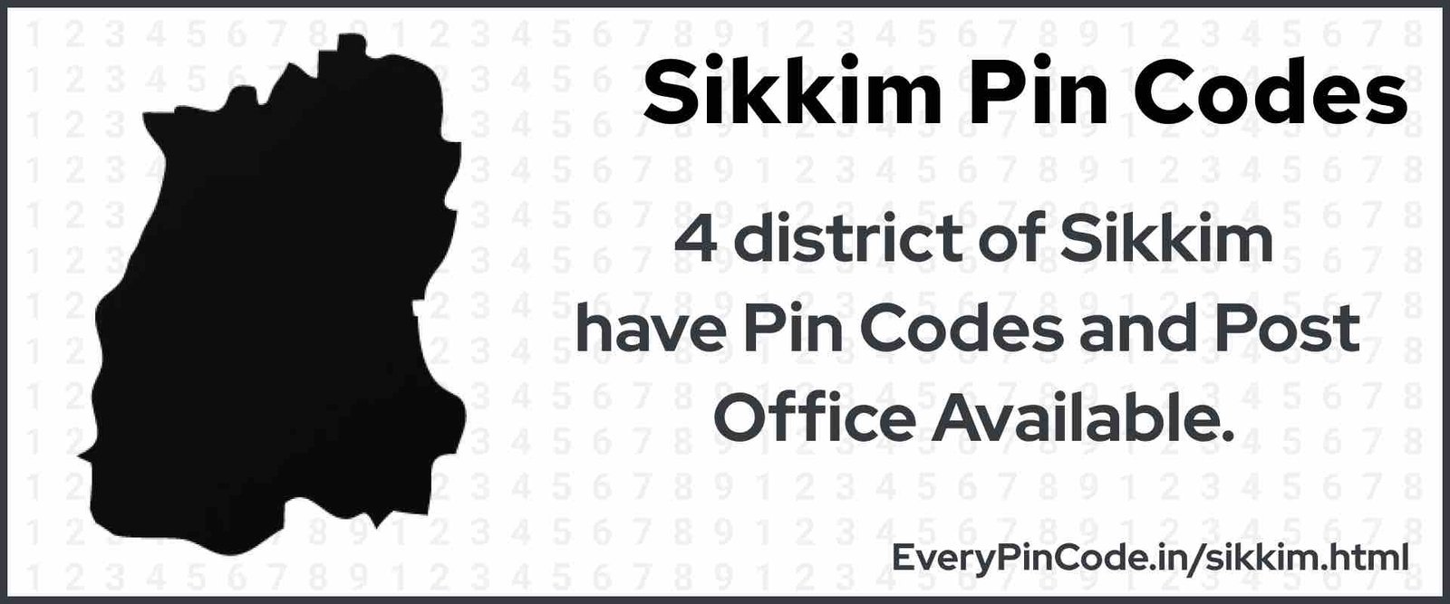 Pin Code List for Sikkim | Post Office List for Sikkim